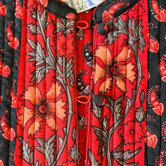 BFA Classics Womans Size 2X Reversible Jacket black red - Picture 4 of 6